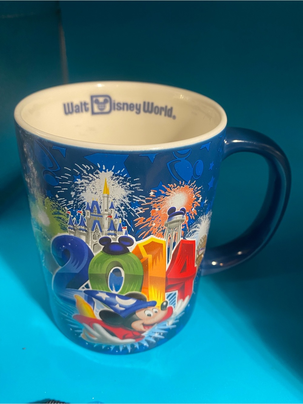 Disney Parks 2014 Mickey Mouse Wizard Souvenir Mug